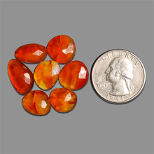 Rose Cut Carnelian Agates Lot
