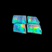 Step Cut Himalayan Quartz And Aurora Opal Doublets Lot