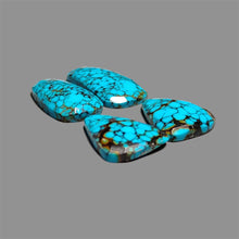 Rose Cut Hubei Turquoise Pairs Lot