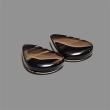 Midnight Lace Obsidian Pair