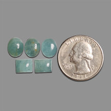 Aquamarine Cabochons Lot