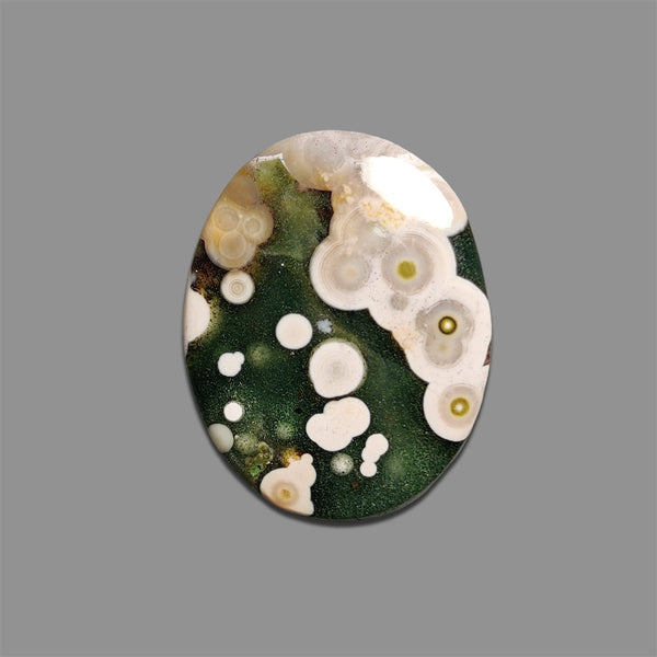 Orbicular-Ocean-Jasper-Cabochon-5132 | Gemstone for sale | Gemstones by Lapidary Artist