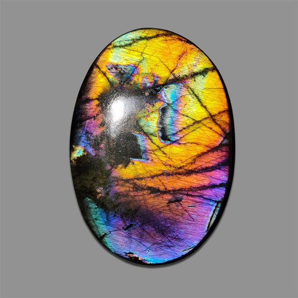 High-Grade-Multi-color-Sheen-Spectrolite-Cabochon-5136 | Gemstone for sale | Gemstones by Lapidary Artist