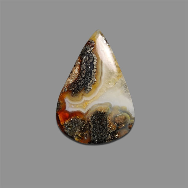 Nipomo-Marcasite-Cabochon-5138 | Gemstone for sale | Gemstones by Lapidary Artist