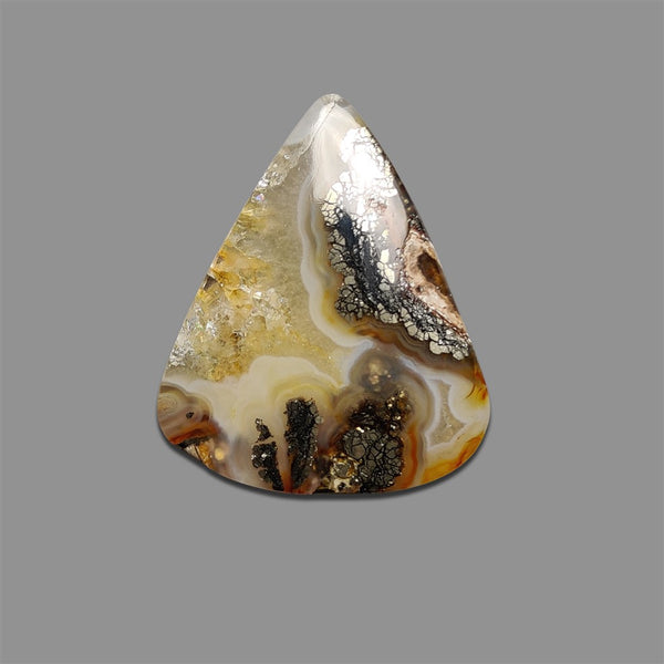 Nipomo-Marcasite-Cabochon-5139 | Gemstone for sale | Gemstones by Lapidary Artist