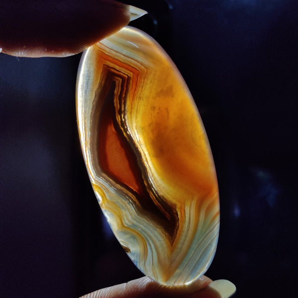 Botswana-Agate-Cabochon-5140 | Gemstone for sale | Gemstones by Lapidary Artist