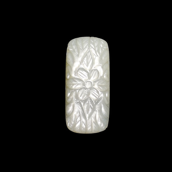 Handcarved-White-Moonstone-5147 | Gemstone for sale | Gemstones by Lapidary Artist