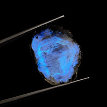 Moonstone Slice With Black Tourmaline Inclusion