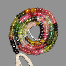 Multi-Color-Faceted-Tourmaline-Bead-Line-5149 | Gemstone for sale | Gemstones by Lapidary Artist
