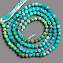 Faceted Hubei Turquoise Bead Line