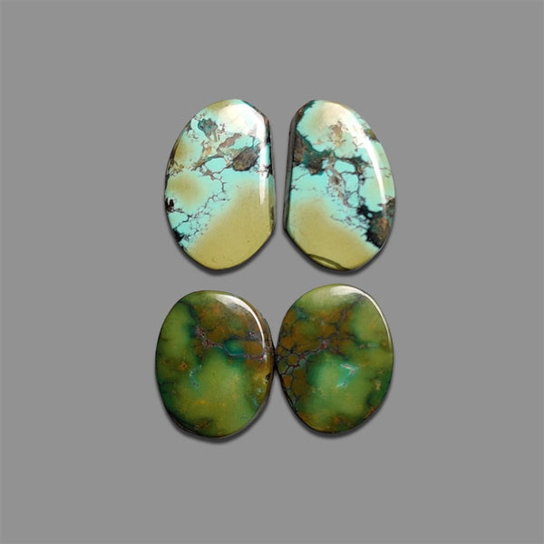 Bao-Canyon-Turquoise-Pairs-Lot-5157 | Gemstone for sale | Gemstones by Lapidary Artist