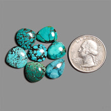 Hubei Turquoise Cabochons Lot