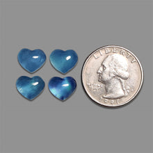 Aquamarine Hearts Lot