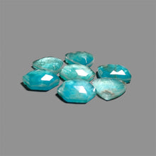 Rose-Cut-Himalayan-Quartz-And-Neon-Apatite-Doublets-Lot-5194 | Gemstone for sale | Gemstones by Lapidary Artist