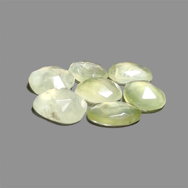 Rose-Cut-Gemmy-Prehnite-Lot-5195 | Gemstone for sale | Gemstones by Lapidary Artist