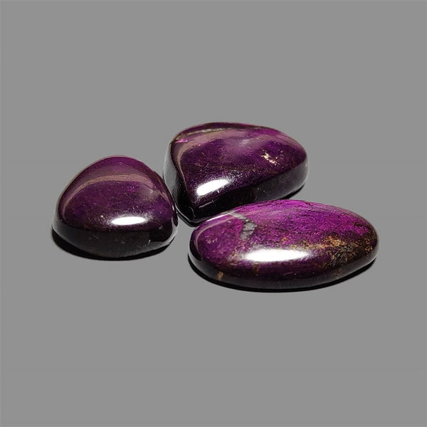 Purple-Flash-Purpurite-Cabochons-Lot-5197 | Gemstone for sale | Gemstones by Lapidary Artist