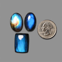 Blue Labradorite Cabochons Lot