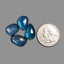 Rose Cut London Blue Topaz Lot