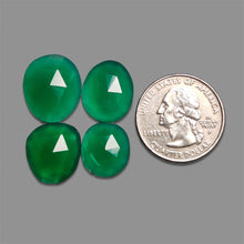 Rose Cut Chrome Chalcedony Lot