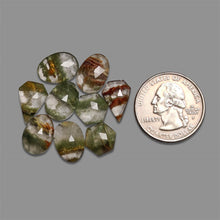 Rose Cut Lodolite Garden Quartz Lot