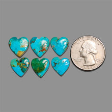 Turquoise Hearts Lot