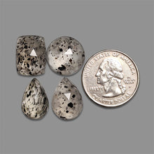 Rose Cut Dot Rutilated Quartz Lot