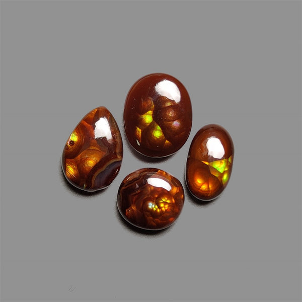 AAA-Fire-Agate-Cabochons-Lot-5215 | Gemstone for sale | Gemstones by Lapidary Artist