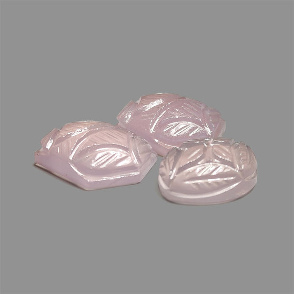 Handcarved-Lavender-Chalcedony-Lot-4987 | Gemstone for sale | Gemstones by Lapidary Artist