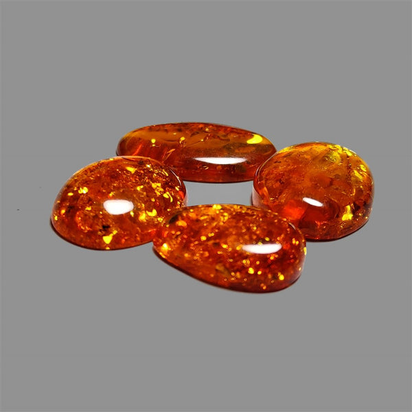 Baltic-Amber-Cabochons-Lot-5224 | Gemstone for sale | Gemstones by Lapidary Artist