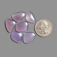 Lavender Chalcedony Cabochons Lot