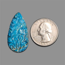 Handcarved Sky Blue Apatite