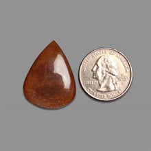Rainbow Meteor Shower Sunstone With Quart Cabochon