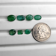 Faceted Zambian Emerald Lot
