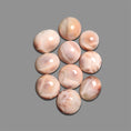 Natrolite-Cabochons-Lot-(-Aka-Pink-Larimar)-5270 | Gemstone for sale | Gemstones by Lapidary Artist