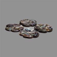 Handcarved-Abalone-Shell-Flowers-Lot-5035 | Gemstone for sale | Gemstones by Lapidary Artist