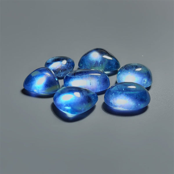 High Grade Aquamarine Cabochons Lot