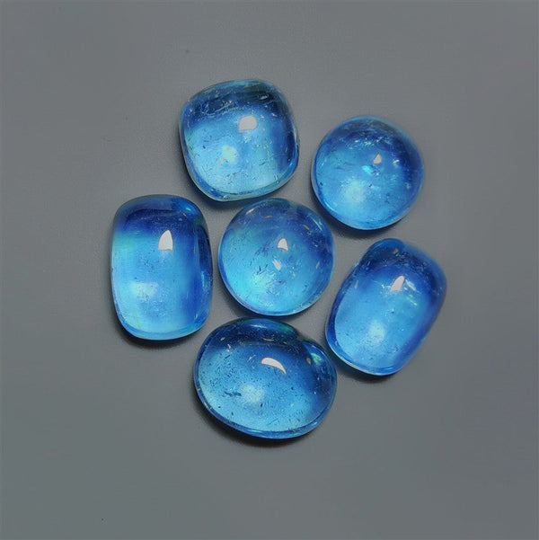 High Grade Aquamarine Cabochons Lot