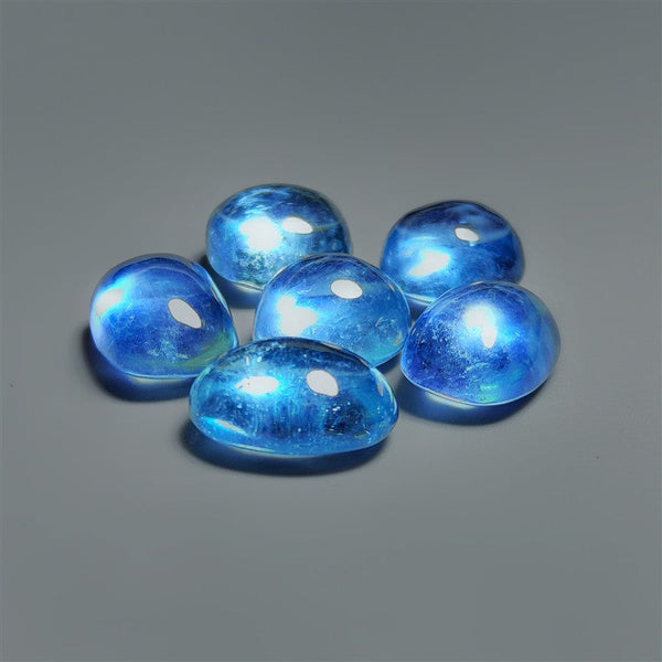High Grade Aquamarine Cabochons Lot