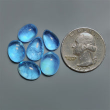 High Grade Aquamarine Cabochons Lot