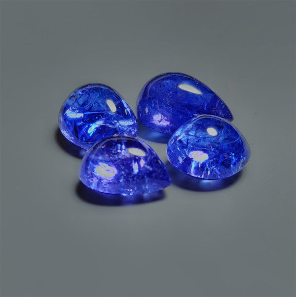 Rare Top Grade Gem Tanzanite Cabochons Lot