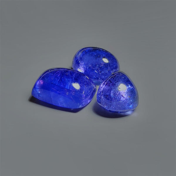 Rare Top Grade Gem Tanzanite Cabochons Lot