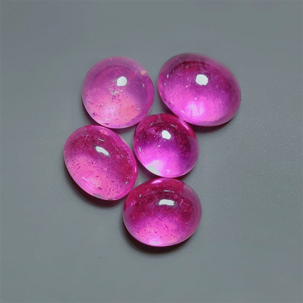 Rare Chanthaburi Pink Sapphire Cabochons Lot