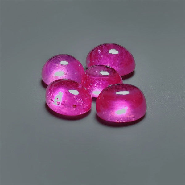 Rare Chanthaburi Pink Sapphire Cabochons Lot