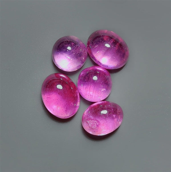 Rare Chanthaburi Pink Sapphire Cabochons Lot