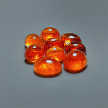Rare High Grade Mandarin Orange Spessartite Garnet Cabochons Lot