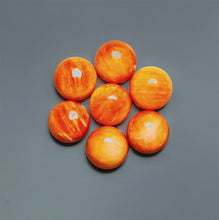 Spiny Oyster Shell Calibrated Cabochons Lot