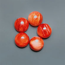 Spiny Oyster Shell Calibrated Cabochons Lot
