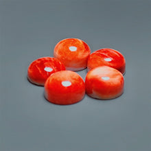 Spiny Oyster Shell Calibrated Cabochons Lot