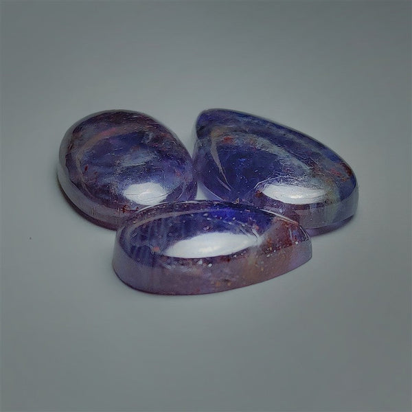 AAA Bloodshot Iolite Cabochons Lot