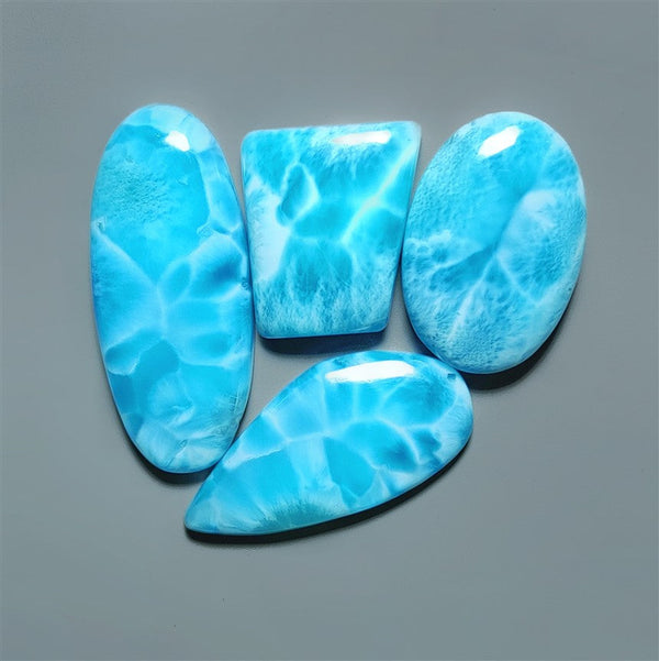 AAA Rare Pattern Larimar Cabochons Lot